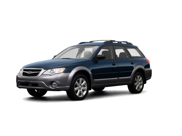 2009 Subaru Outback 2.5i, front three-quarter view, paint 1 of 2