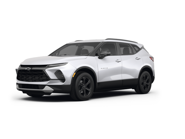 2024 Chevrolet Blazer 3LT, front three-quarter view, paint 1 of 8