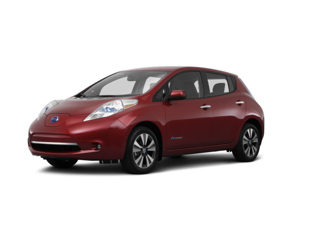 2014 Nissan Leaf SL, front three-quarter view