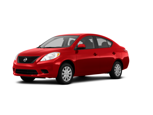 2012 Nissan Versa 1.6 S, front three-quarter view, paint 1 of 8