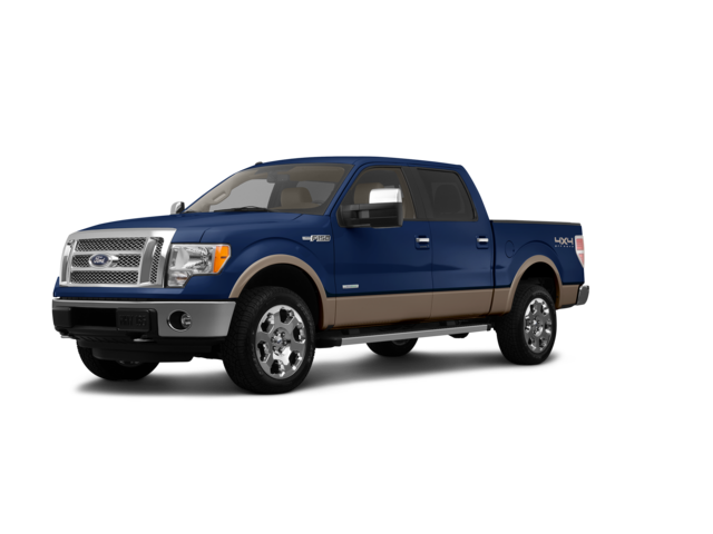 2012 Ford F-150 Lariat, front three-quarter view, paint 1 of 8
