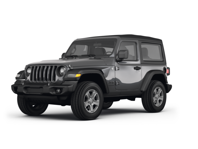 2022 Jeep Wrangler Sport S, front three-quarter view, paint 1 of 8