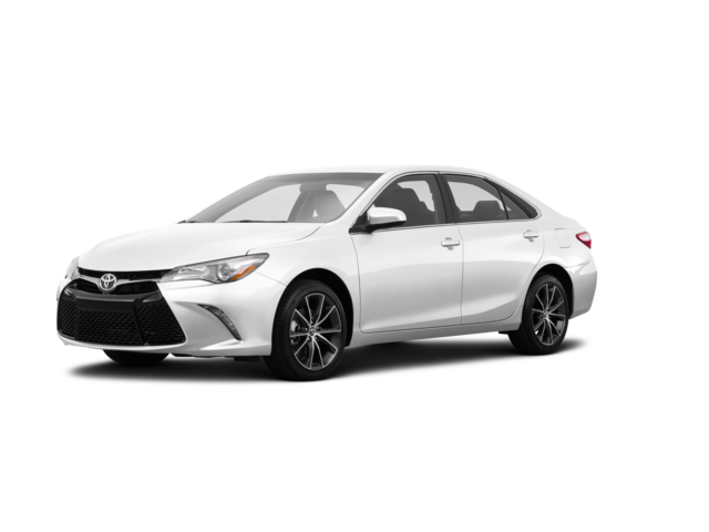 2015 Toyota Camry XSE, front three-quarter view, paint 1 of 8