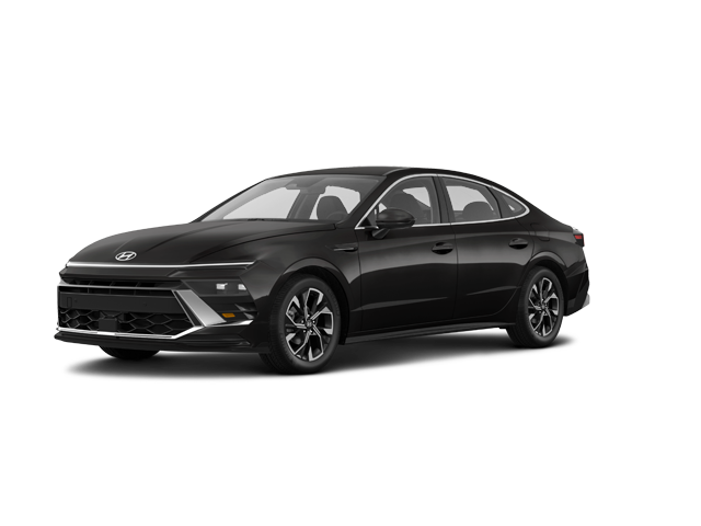 2025 Hyundai Sonata SEL Hybrid, front three-quarter view, paint 1 of 8