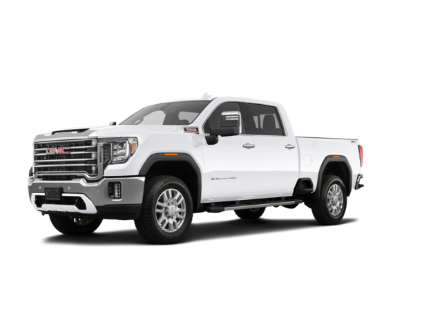 2021 GMC Sierra 2500 HD SLT, front three-quarter view, paint 1 of 8