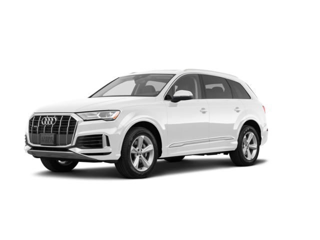 2020 Audi Q7 Premium Plus, front three-quarter view, paint 1 of 8
