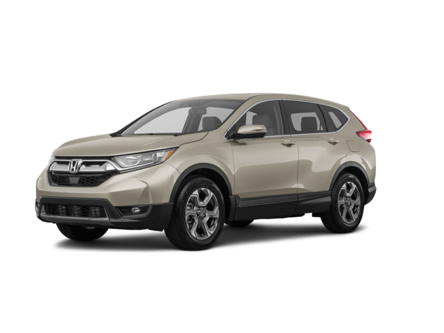 2019 Honda CR-V EX, front three-quarter view, paint 1 of 8