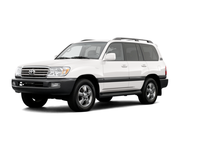 2007 Toyota Land Cruiser Base, front three-quarter view, paint 1 of 7