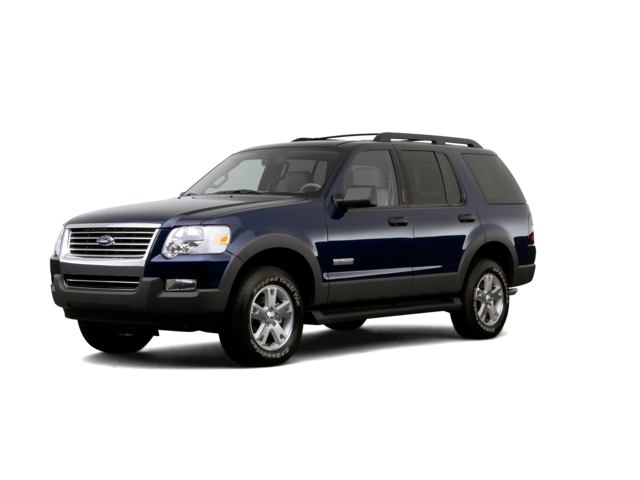 2007 Ford Explorer XLT, front three-quarter view, paint 1 of 8