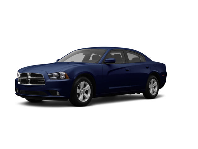 2012 Dodge Charger SXT, front three-quarter view, paint 1 of 8