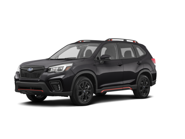 2019 Subaru Forester Base, front three-quarter view, paint 1 of 8