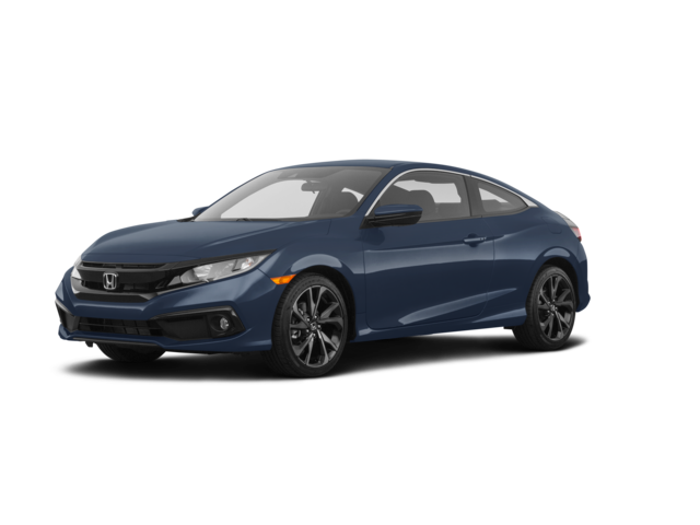 2021 Honda Civic Sport, front three-quarter view, paint 1 of 8