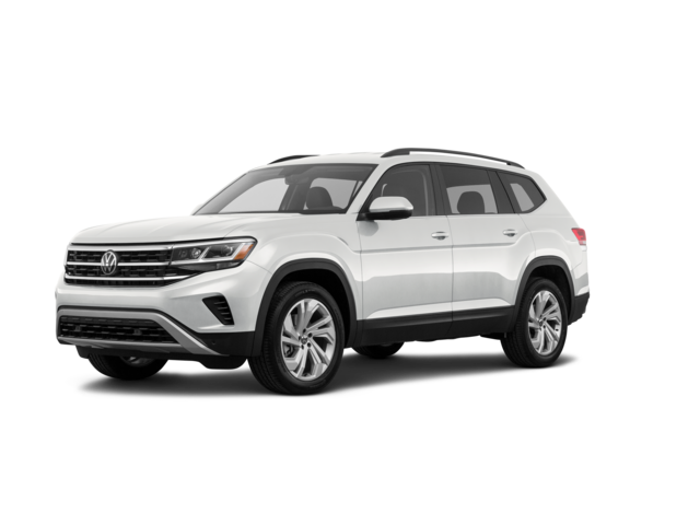 2021 Volkswagen Atlas SE w/Technology, front three-quarter view, paint 1 of 8
