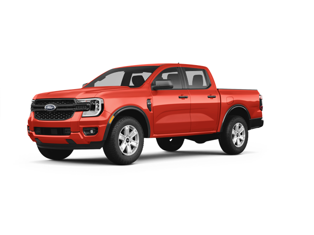 2024 Ford Ranger XL, front three-quarter view, paint 1 of 7