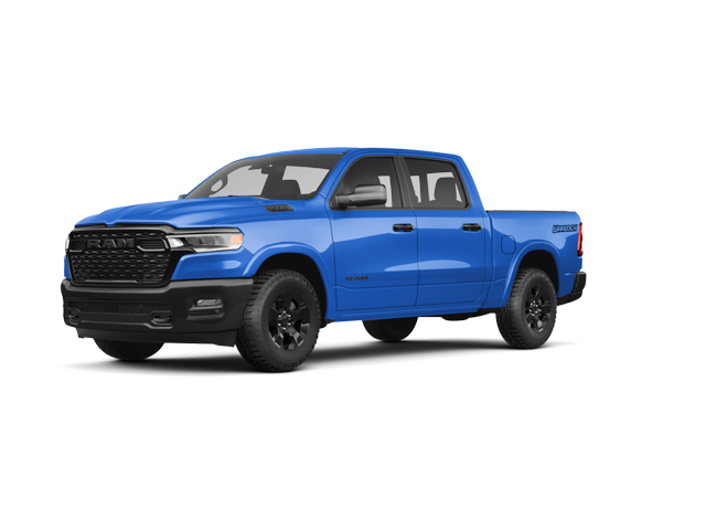 2026 Ram 1500 Warlock, front three-quarter view, paint 1 of 8