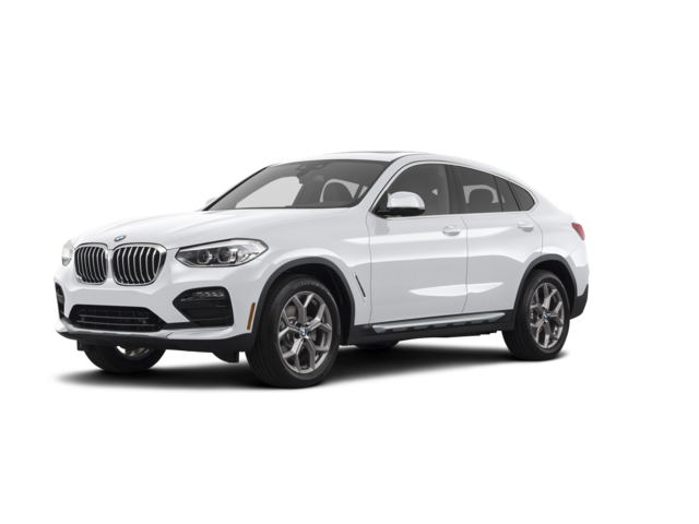 2020 BMW X4 xDrive30i, front three-quarter view, paint 1 of 8