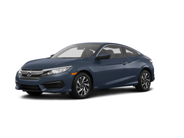 2016 Honda Civic LX-P, front three-quarter view, paint 1 of 8