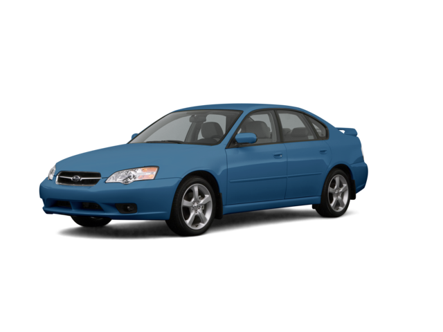 2007 Subaru Legacy 2.5i, front three-quarter view, paint 1 of 5