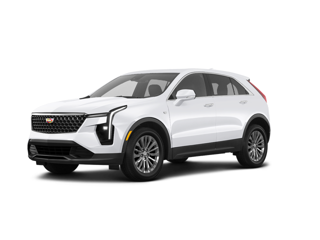 2024 Cadillac XT4 Luxury, front three-quarter view, paint 1 of 8
