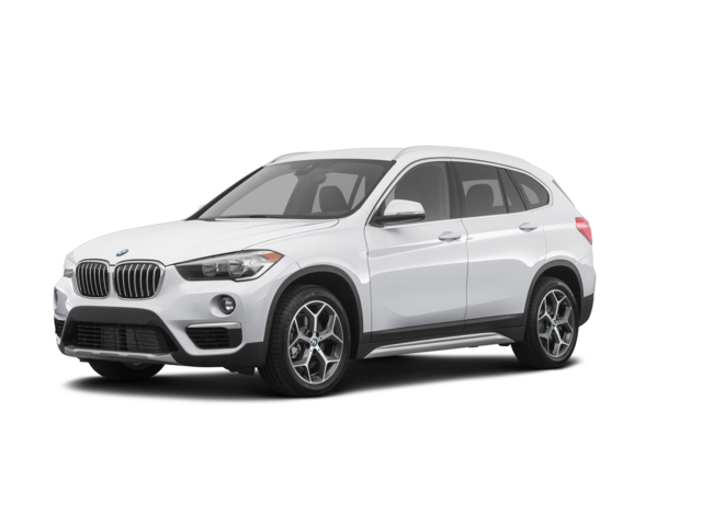 2019 BMW X1 sDrive28i, front three-quarter view, paint 1 of 2