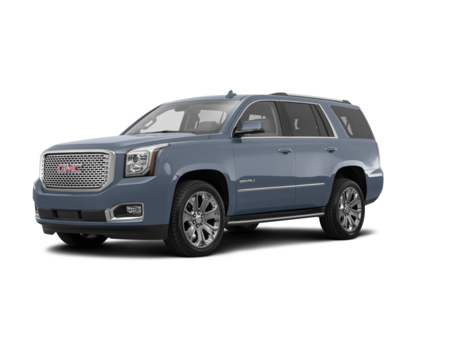 2016 GMC Yukon Denali, front three-quarter view, paint 1 of 8