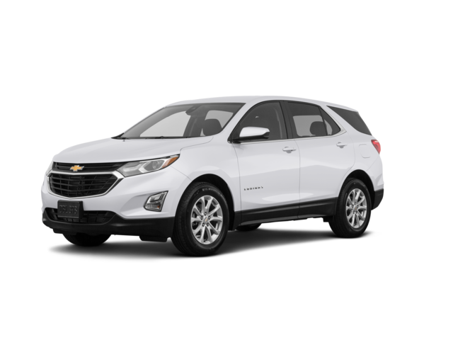 2021 Chevrolet Equinox LS, front three-quarter view, paint 1 of 8