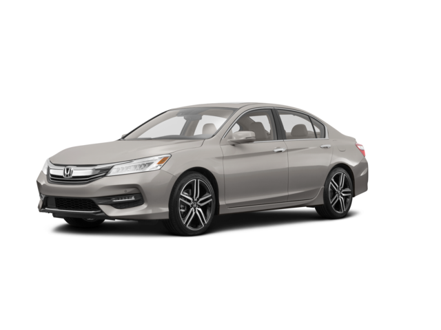 2017 Honda Accord Touring, front three-quarter view, paint 1 of 8