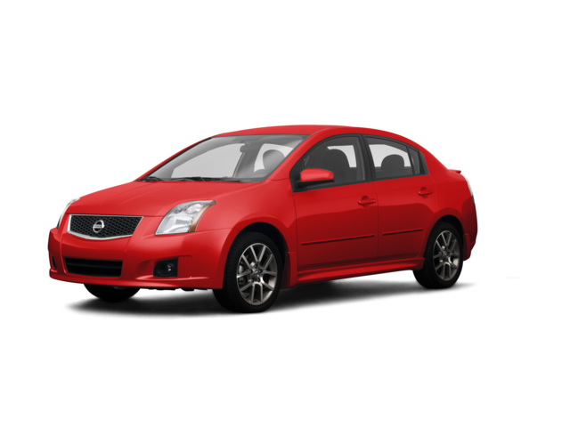 2008 Nissan Sentra SE-R, front three-quarter view, paint 1 of 7