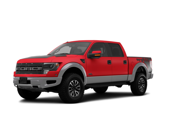 2013 Ford F-150 SVT Raptor, front three-quarter view, paint 1 of 8