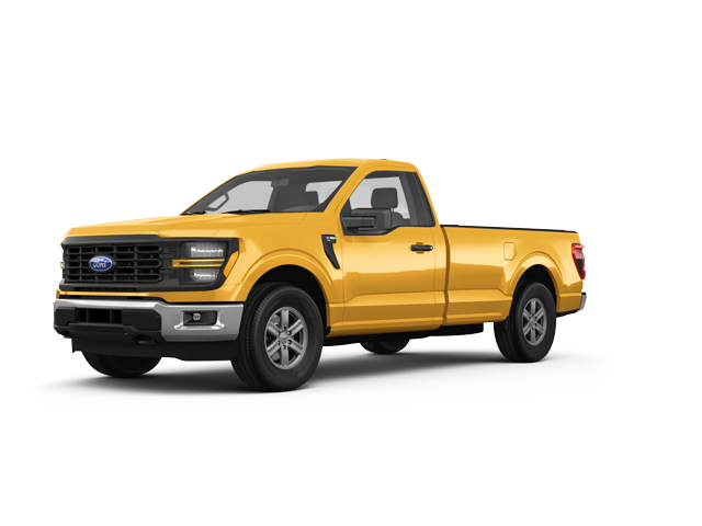 2024 Ford F-150 XL, front three-quarter view, paint 1 of 8