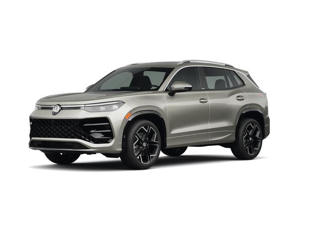 2025 Volkswagen Tiguan SEL R-Line, front three-quarter view, paint 1 of 7