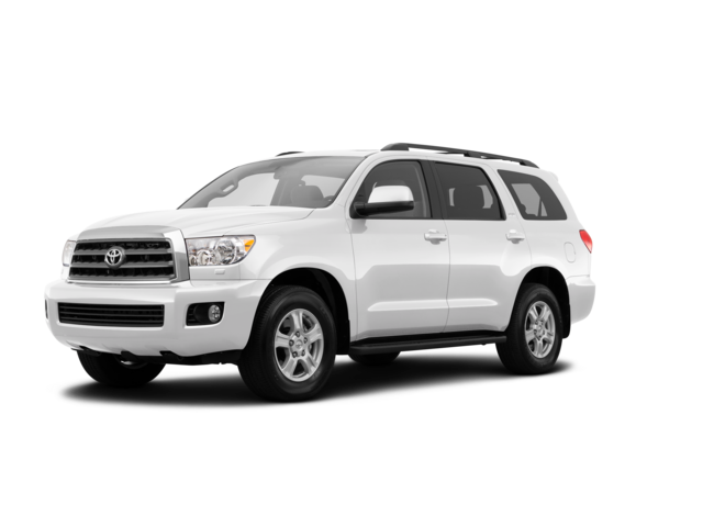 2014 Toyota Sequoia SR5, front three-quarter view, paint 1 of 8