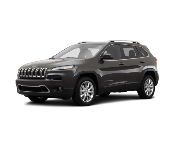 2014 Jeep Cherokee Limited, front three-quarter view, paint 1 of 8