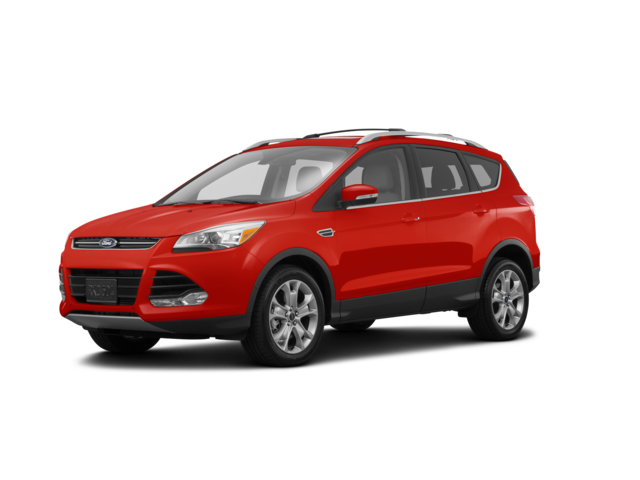 2016 Ford Escape Titanium, front three-quarter view, paint 1 of 8