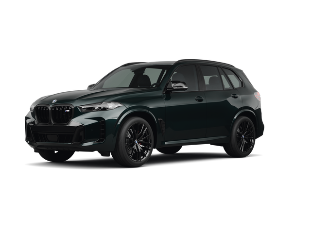 2025 BMW X5 M60i, front three-quarter view, paint 1 of 8