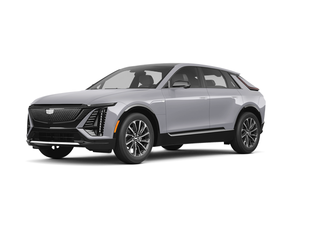 2026 Cadillac LYRIQ Sport, front three-quarter view, paint 1 of 8