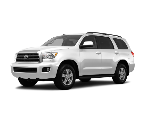 2012 Toyota Sequoia SR5, front three-quarter view, paint 1 of 7