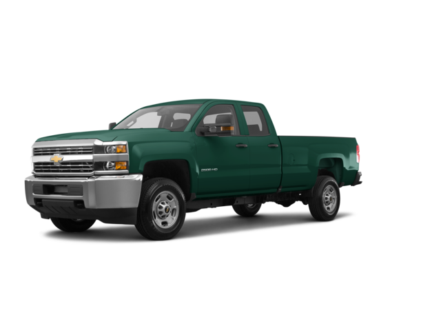 2017 Chevrolet Silverado 2500 HD LTZ, front three-quarter view, paint 1 of 8