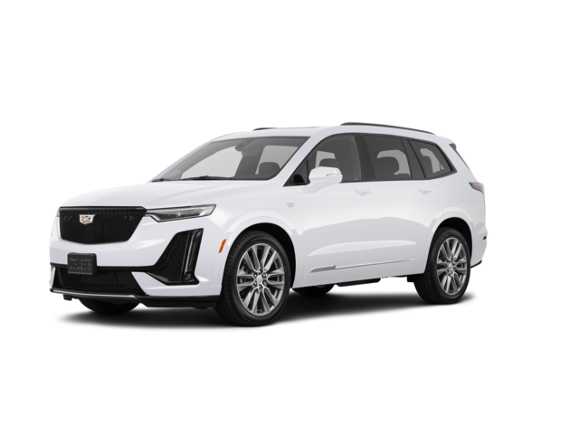 2020 Cadillac XT6 Sport, front three-quarter view, paint 1 of 8