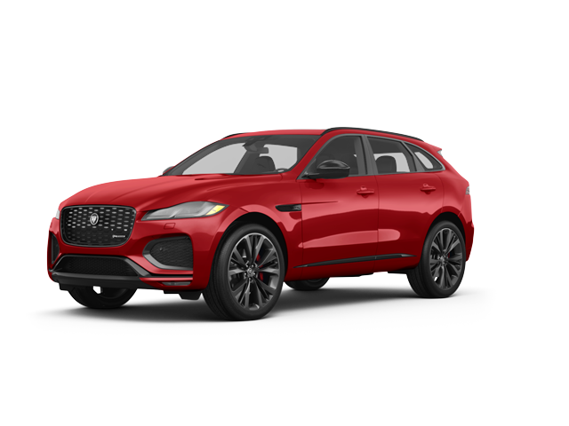 2025 Jaguar F-Pace P400 R-Dynamic S, front three-quarter view, paint 1 of 6