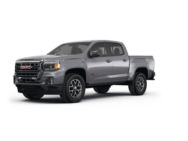 2022 GMC Canyon AT4, front three-quarter view, paint 1 of 7