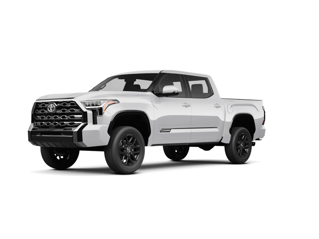 2026 Toyota Tundra Platinum, front three-quarter view, paint 1 of 8