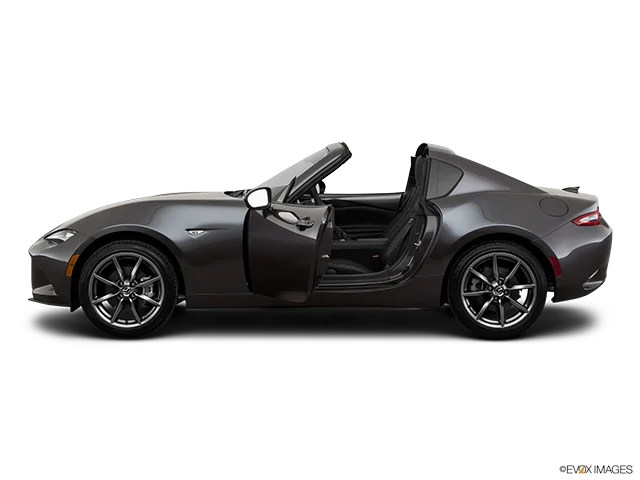 Driver's side profile with drivers side door open Driver's side profile with drivers side door open
