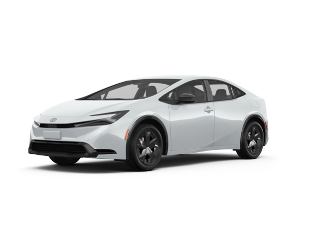 2024 Toyota Prius LE, front three-quarter view, paint 1 of 6