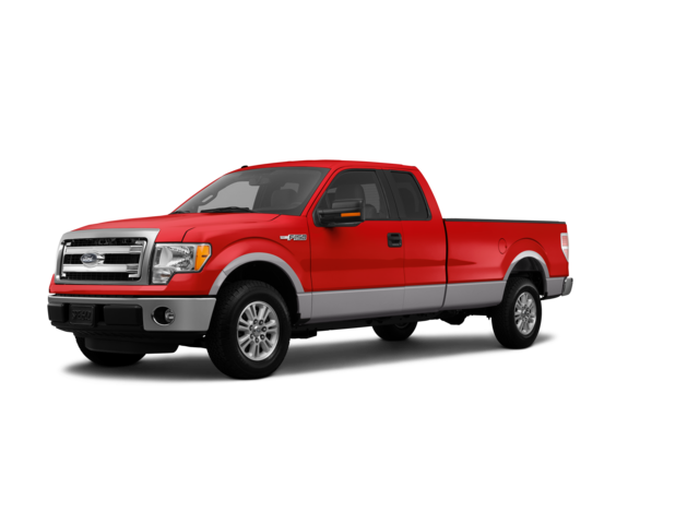 2013 Ford F-150 XLT, front three-quarter view, paint 1 of 8