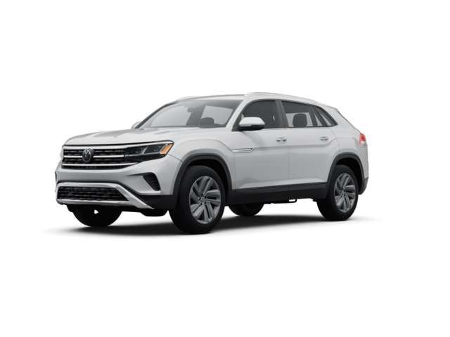 2023 Volkswagen Atlas Cross Sport SE w/Technology, front three-quarter view, paint 1 of 8