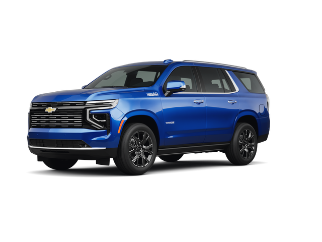 2026 Chevrolet Tahoe High Country, front three-quarter view, paint 1 of 8