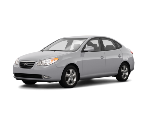 2008 Hyundai Elantra SE PZEV, front three-quarter view, paint 1 of 8