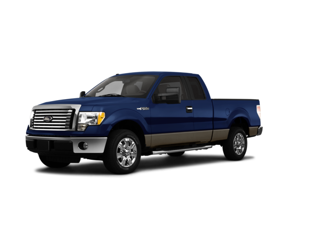 2010 Ford F-150 XLT, front three-quarter view, paint 1 of 8