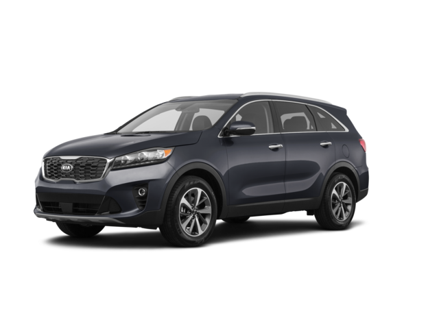 2019 Kia Sorento EX, front three-quarter view, paint 1 of 8